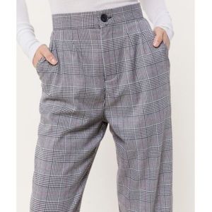 Urban Renewal Remnants Plaid Straight Leg Trouser
